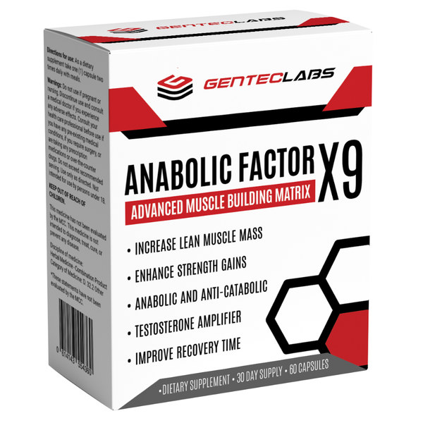 Gentec Labs Anabolic Factor X9 - 60 Capsules