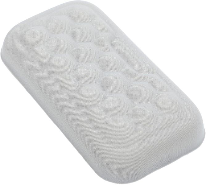 Ergonomic Keyboard and Mouse Wrist Rest Pad Small Gray Fabric Surface
