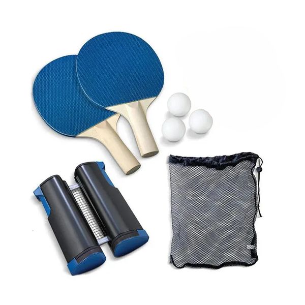 Black Series Retractable Table Tennis Ping Pong Equipment Set