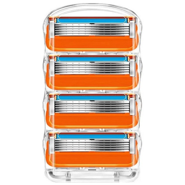 Shaving Blades for Gillette Fusion - 4 Pack - Generic Blades - Premium Set
