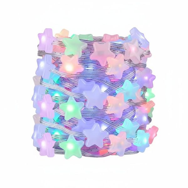 RGB Smart Star LED String Lights Remote Control IP68 Waterproof