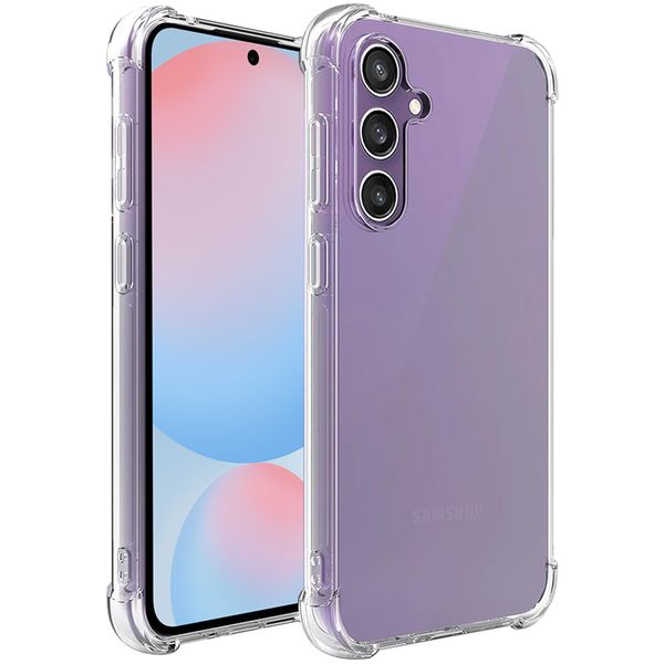 FlexibleTransparent Protective Crystal Clear Case Compatible For S24 FE