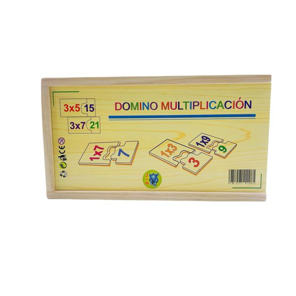Early Education Puzzle - Domino Multiplication Mathematics