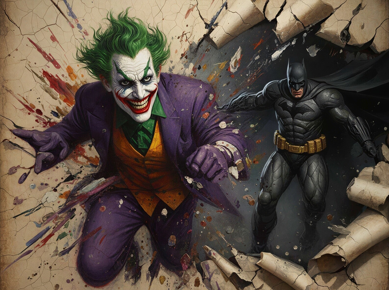 Modern Canvas Wall Art Home Decor - Chaotic Justice