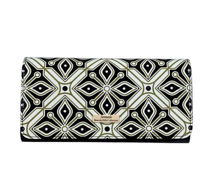 Serenade Valentina Geo Large Purse Black Multi