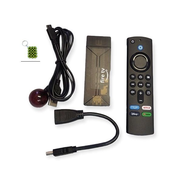 Fire TV Stick With Alexa Voice Remote + Key Holder