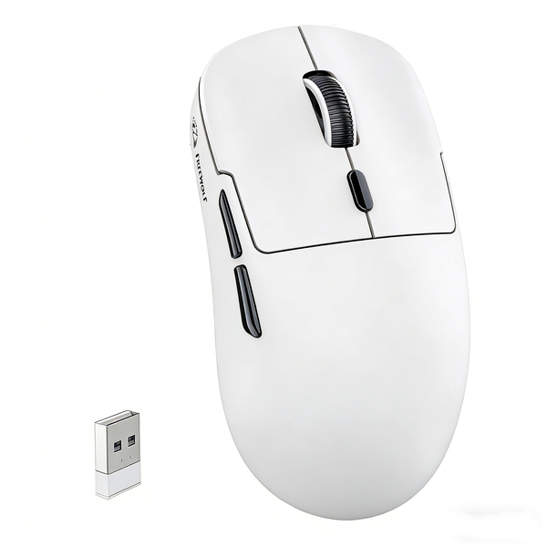 Free Wolf A6 Wireless Lightweight RGB Gaming Mouse 24000DPI with PAW3311
