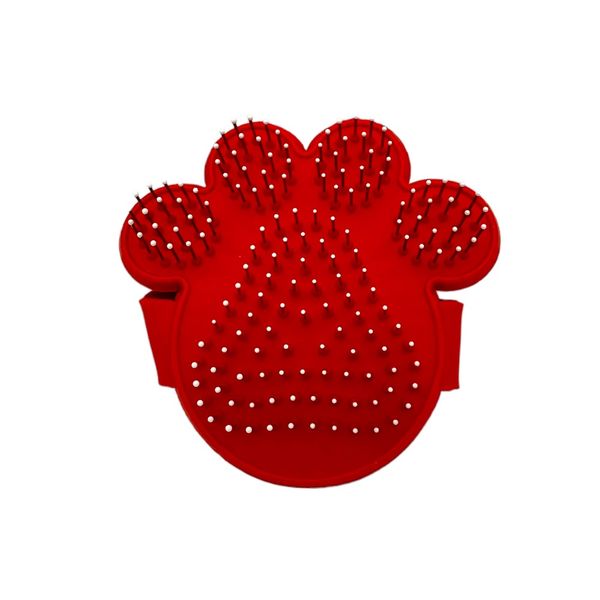 Pets Grooming Brush Detangle Washing Glove - Foot Print