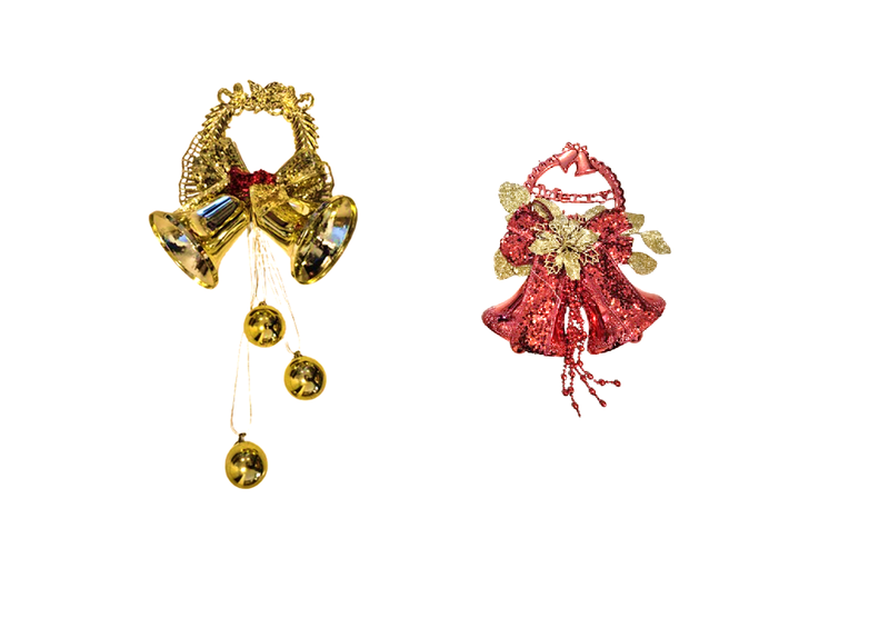 Christmas decoration - Bell, Ball And Bow (L+M)