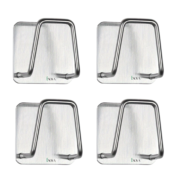 Enova Wall-Mounted Kitchen Storage Rack Set for Pot Lid and Utensils 4Pack