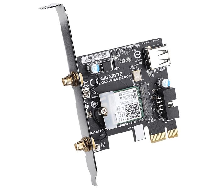 Gigabyte Wi-Fi 6 AX200 + Bluetooth 5 PCIe Card