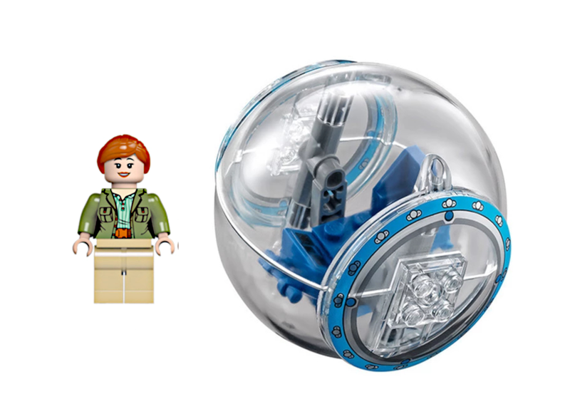 Gyrosphere And Claire Mini Figures To Explore Jurassic World.