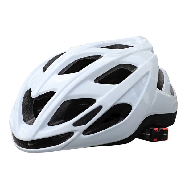 Kids Cycling Helmet PC+EPS Integrally Molded 19 Vents 54-58cm Bright White