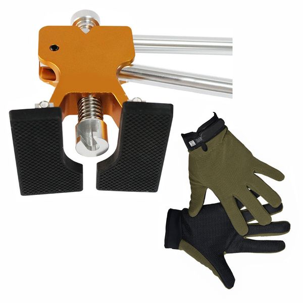 Professional Car Sag Dent Repair Tool Kit &amp; Work Gloves