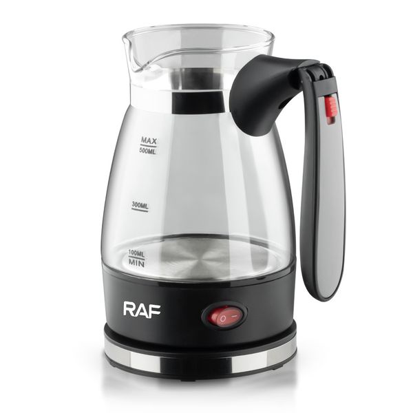 RAF 500ml Electric Coffee Pot With Collapsible Handle