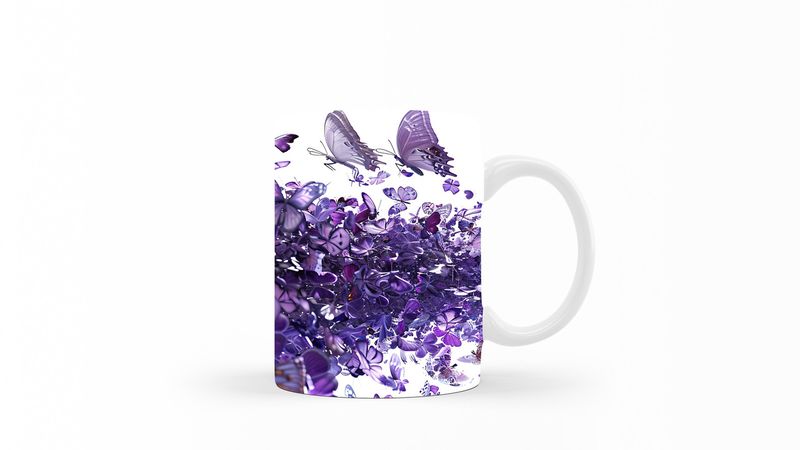 Designer Art Coffee Mug -011-Butterfly