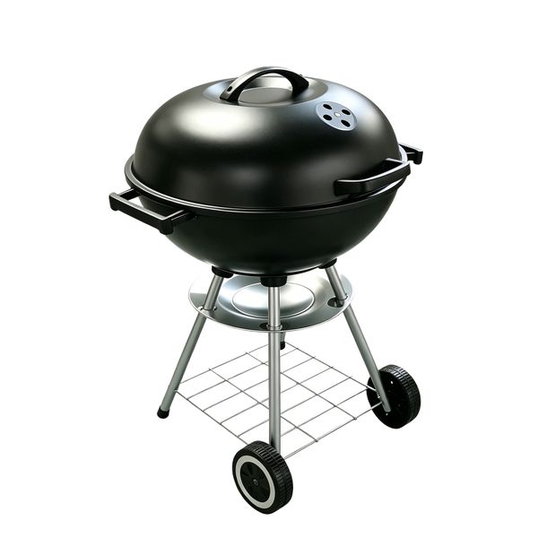 22 Inch Portable Barbecue Grill Kettle Camping Picnic Garden Outdoor Cook