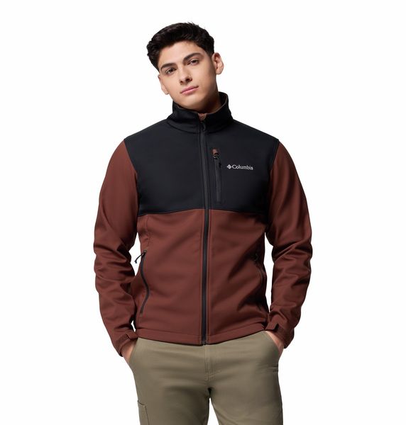 Columbia Men's Ascender Softshell Jacket Tobacco Black
