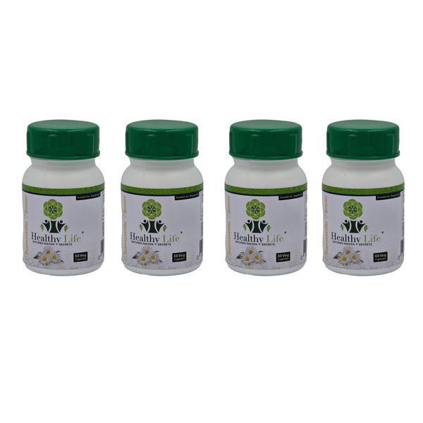 Healthy Life Chamomile Capsules 500mg - 60's x 4