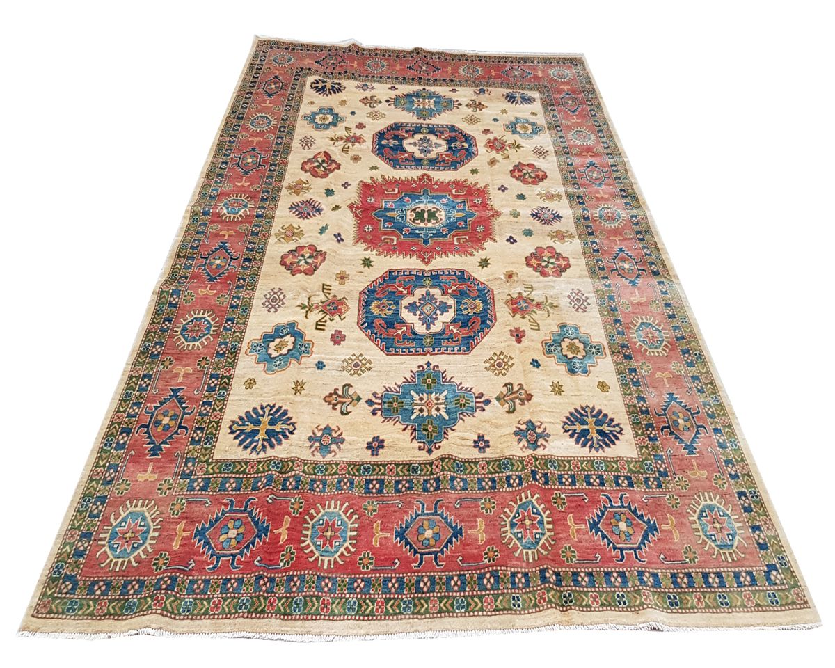 Stunning Afghan Kazaq Carpet 362 X 268 Cm 