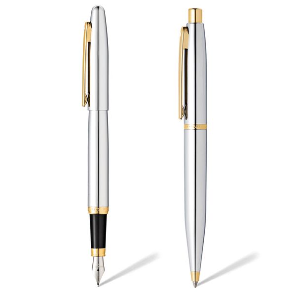 Sheaffer Gift Set VFM Gold Tone Set - Ballpoint Pen &amp; Fountain pen