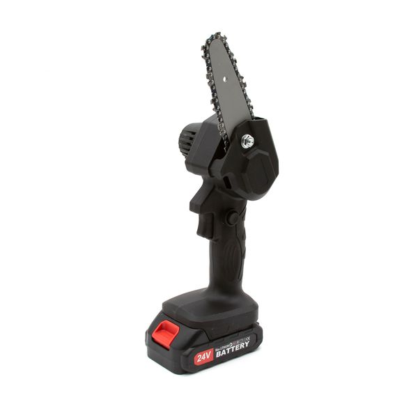 Mini Electric Chainsaw 4 Inch 24V -Black