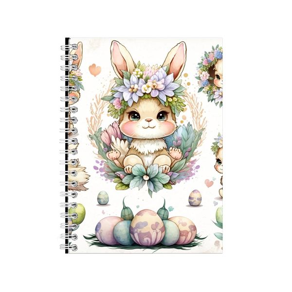 Chibi Easter Bunny Notebook Gift Idea Writing Book Notepad Pad 70