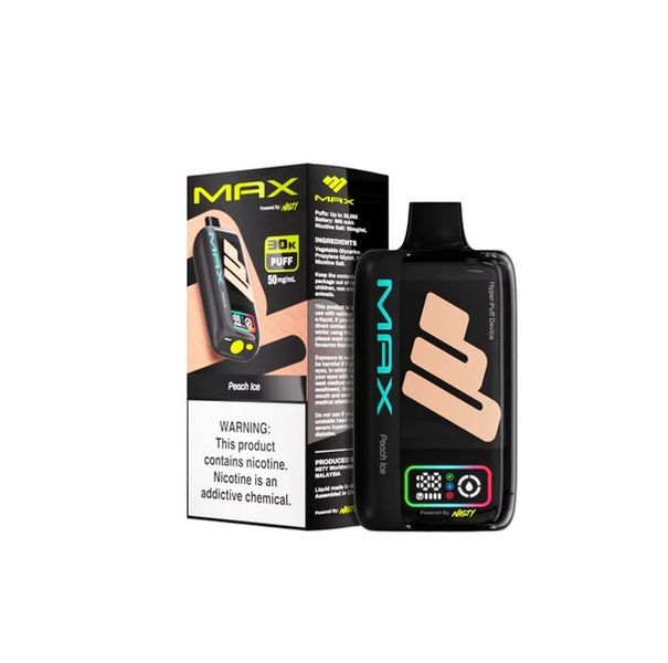 Max by Nasty 30000 Puffs Vape - Peach Ice