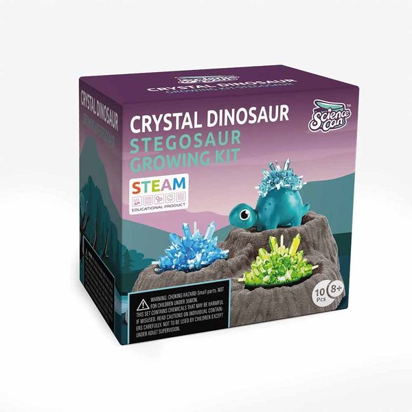 TopBright Crystal Dinosaur Growing Kit: Stegosaur