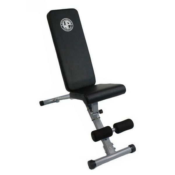 WP Pro Weight Adjustable Strength Training Bench with Fast Folding