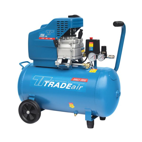 TradeAir - 50L 1.5kW 2.0HP Lubricated Compressor