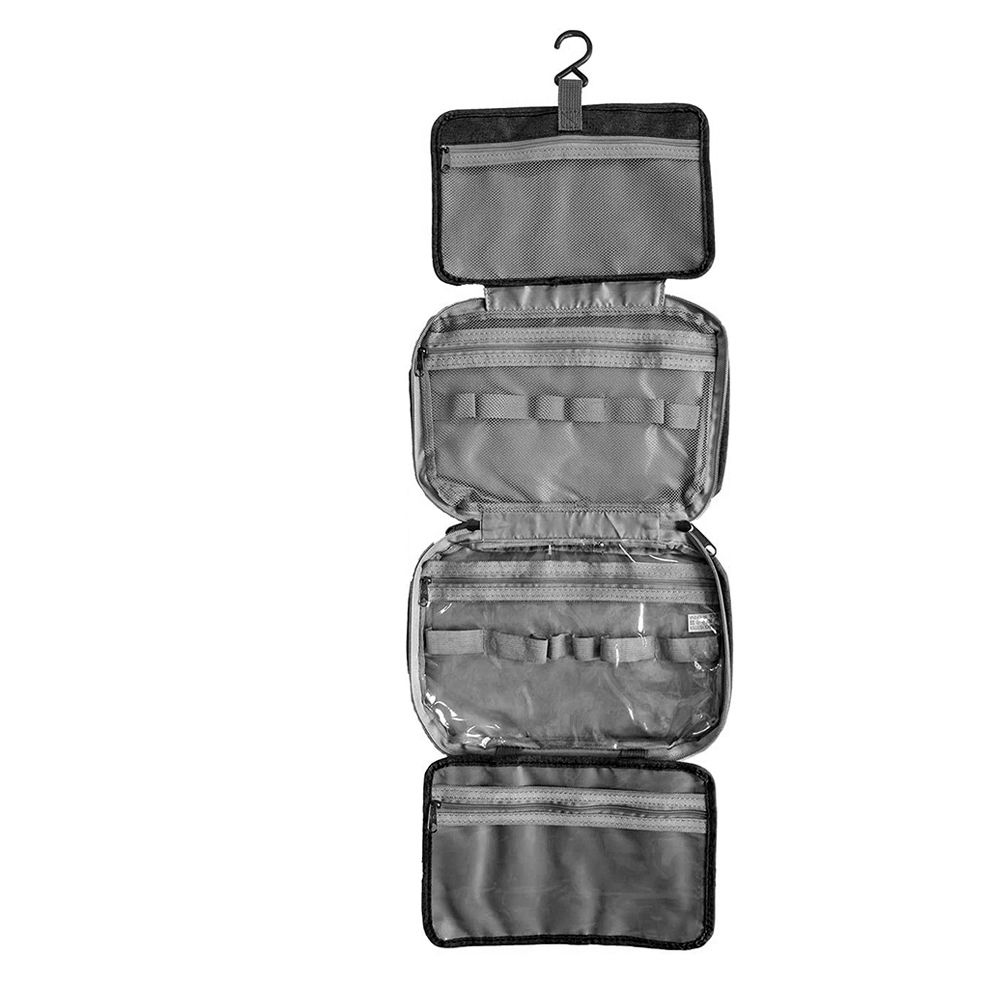 Foldable Large Capacity Travel Zipper Cosmetic Bag with Hanging Hook