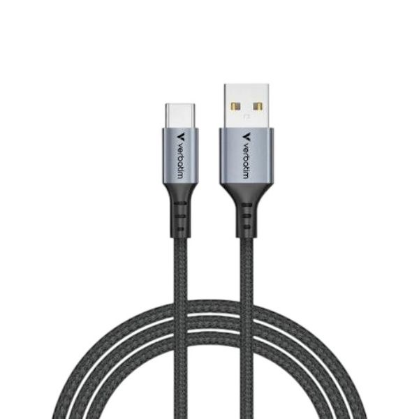 Verbatim Sync &amp; Charge Usb-A To Usb-C 18W 120 Cm