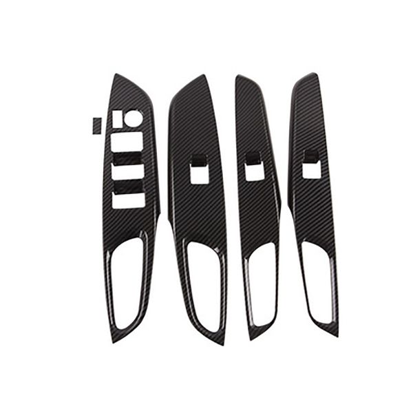 for Vios Car Carbon Fibre Door Window Lift Switch Compatible with Toyota