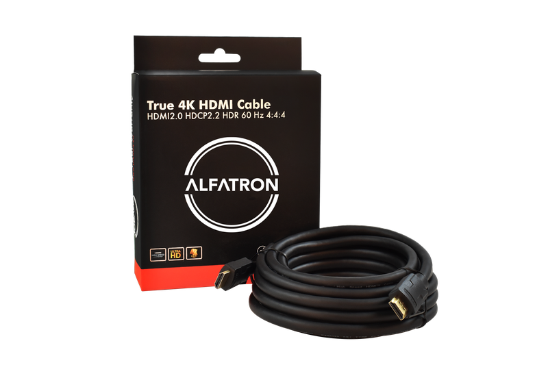 HDMI 2.0 cable. Full 4k@60Hz, 4:4:4, bidirectional, 18gbs, supports HDR