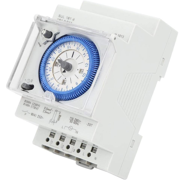 Mechanical Timer Segment Timeswitch Time Track Screw Connection Time switch