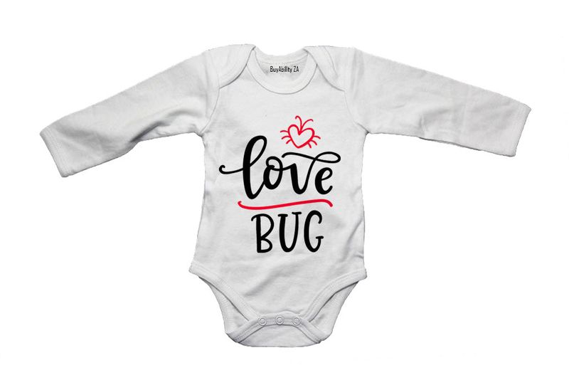 Valentine - Ls - White Baby Grow image