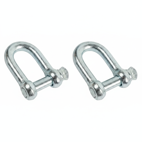 Heavy Duty D Ring Shackles 25mm - 4.75T Rated for Towing and - 2 Pack