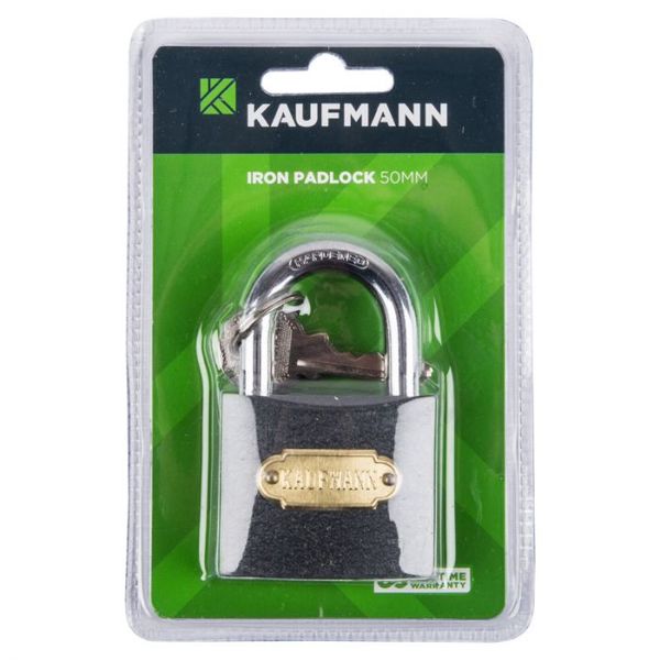 Kaufmann - Steel Lock 50mm - 2 Pack