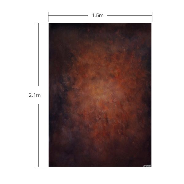 Andoer 1.5x2.1m Brown Wall Photography Backdrop compatible with Wedding