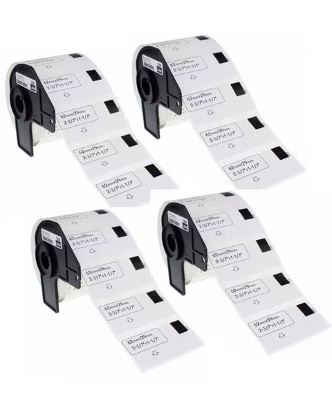 Compatible Brother DK 11209 Small Address Labels (29mm x 62mm) x 4