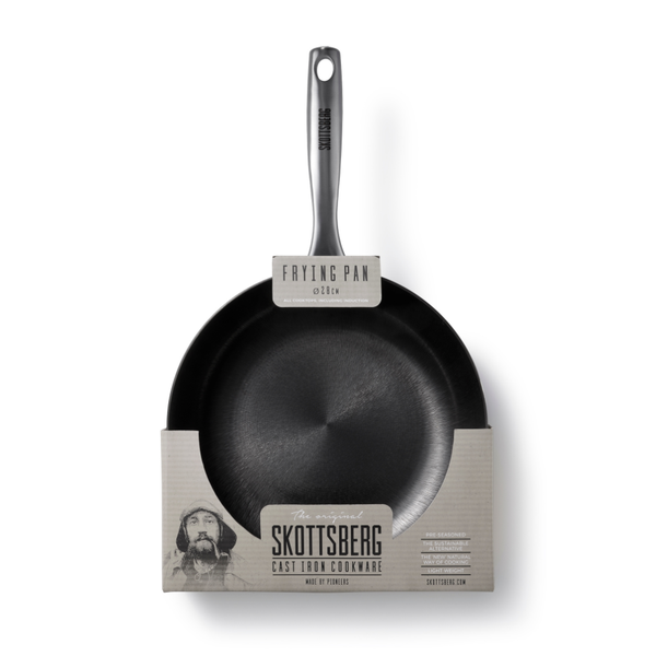 Skottsberg Black Cast Iron Frying Pan 28cm