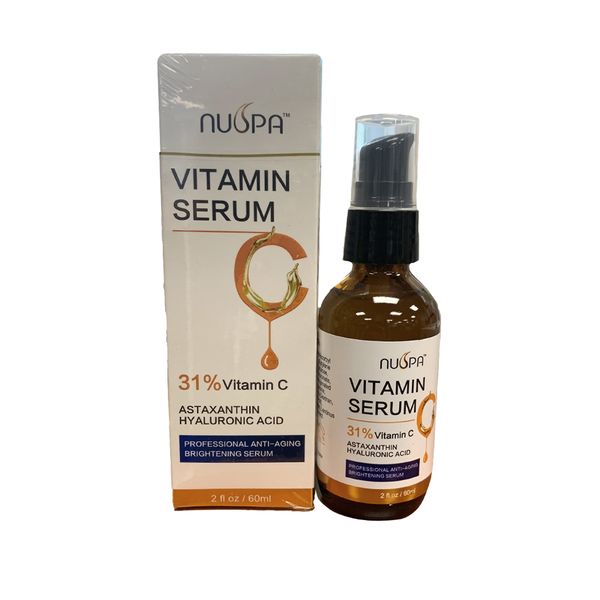 Nuspa Vitamin C Serum 60ml - (professional anti-ageing &amp; brightening serum)