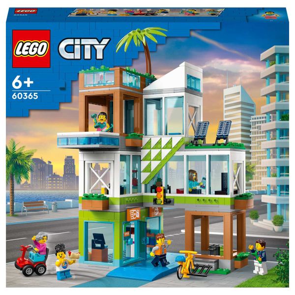 LEGO® City Apartment Building 60365 Building Toy Set (688 Pieces)