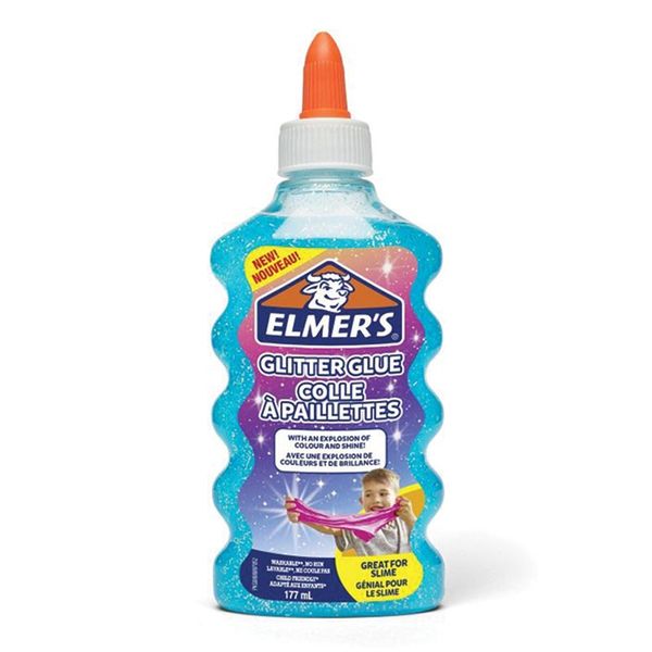 Elmers Glitter Glue blue 177ml