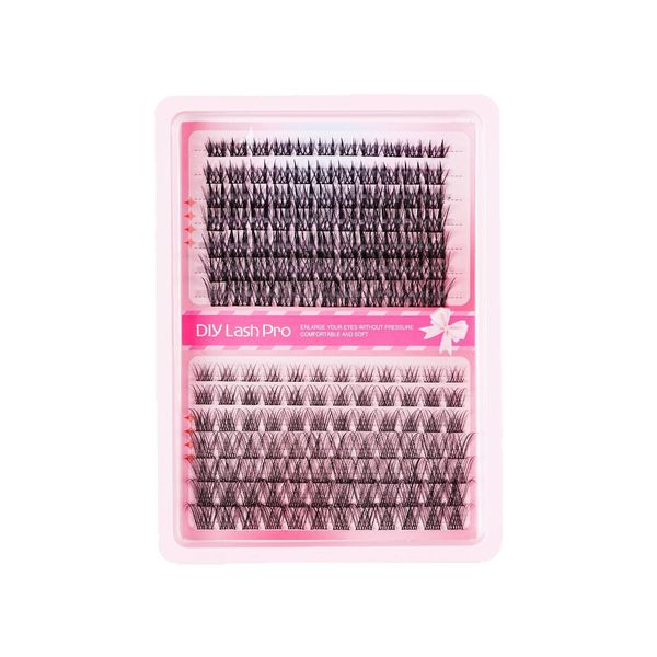 DIY Lash Eyelash Bundle Set and 18mm Cluster Eyelashes
