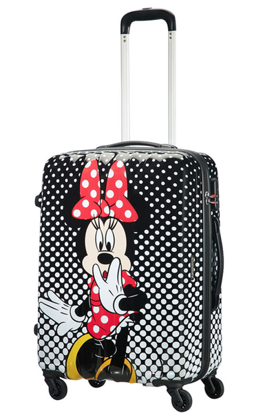Disney Legends Spinner Minnie Polka Dots Alfatwist Suitcase