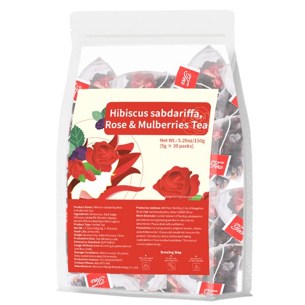 Roselle tea, Traditional Herbal Formula for Beauty and Skincare.