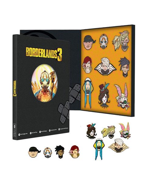 Official Borderlands 3 Collectors Pin Badge Set