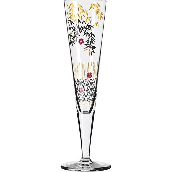 Ritzenhoff Goldnacht Champagne Flute Crystal Glass 200ml Talisman